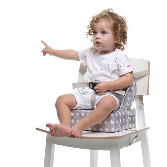 BABY TO LOVE EASY UP BOOSTER SEAT – WHITE STARS - Picture 1 of 4